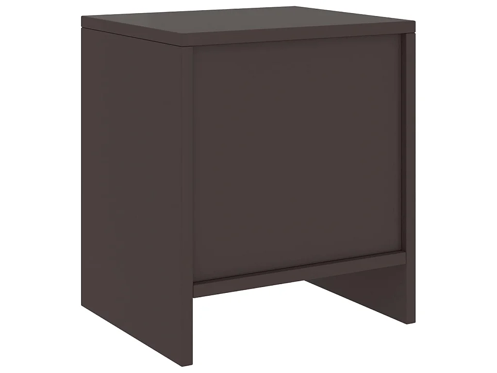 Tables de chevet 2 pcs Marron foncé 35x30x40 Bois de pin 2