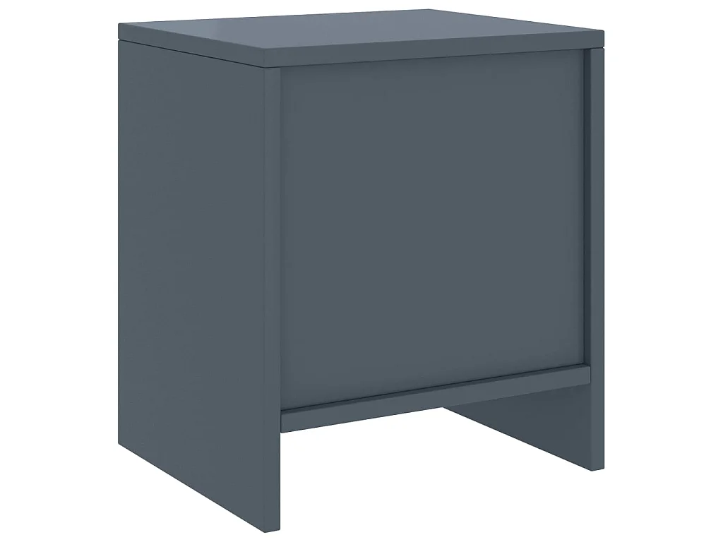 Table de chevet Gris clair 35x30x40 Bois de pin massif
