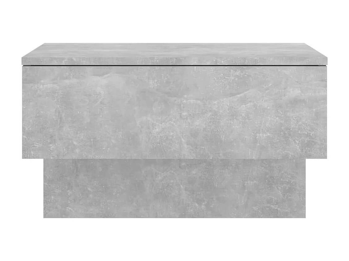 Tables de chevet murales 2 pcs Gris béton