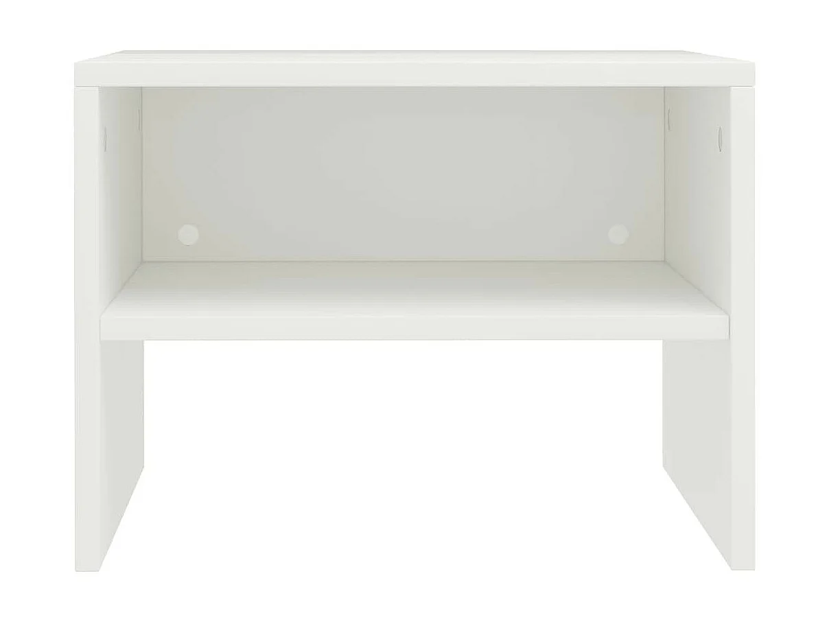 Table de chevet Blanc 40 x 30x30 2
