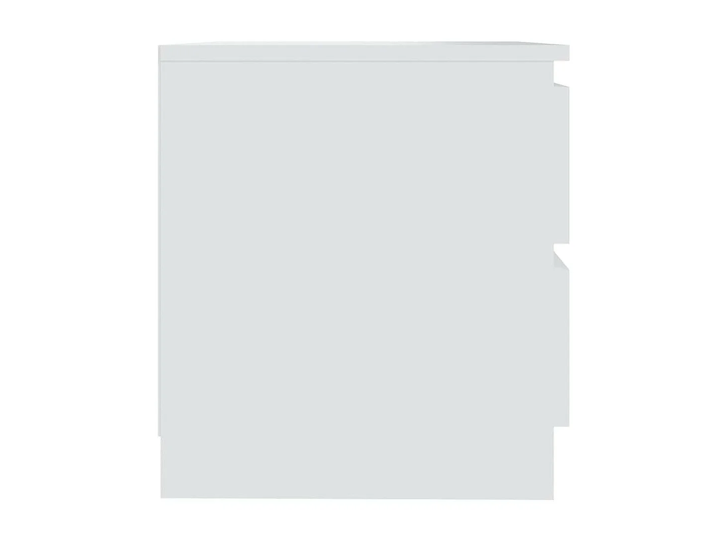 Table de chevet Blanc 50x39x43,5