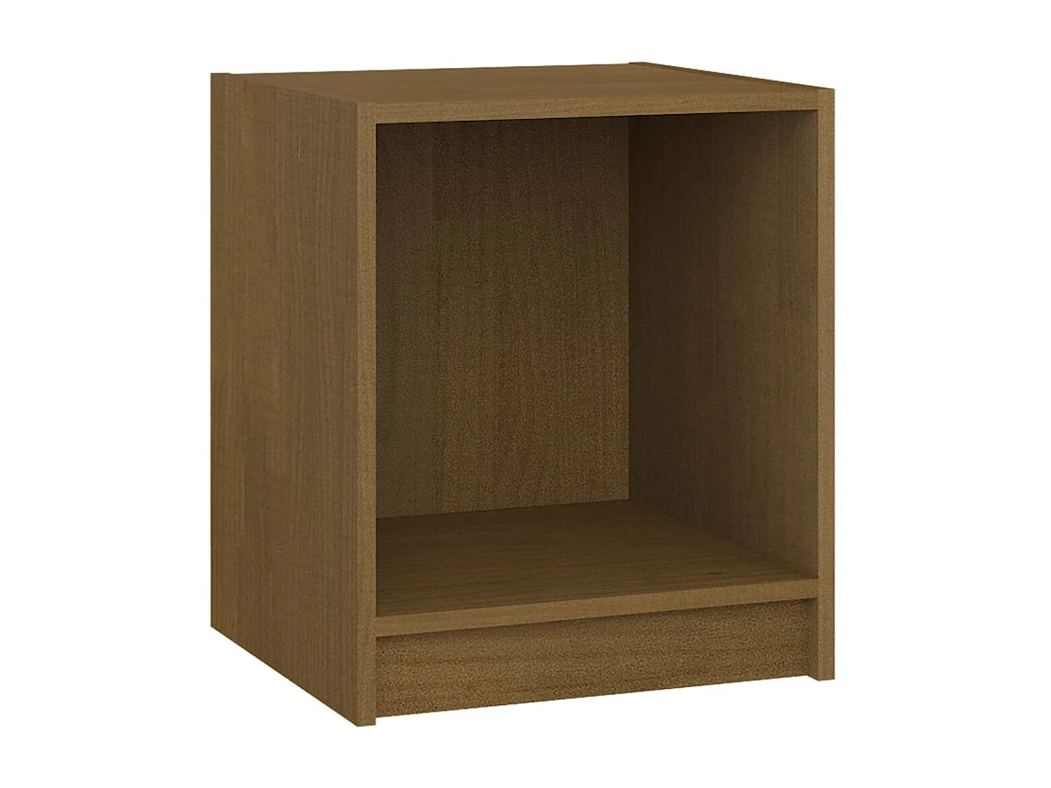 Table de chevet Marron miel 35,5x33,5x41,5 Bois de pin massif