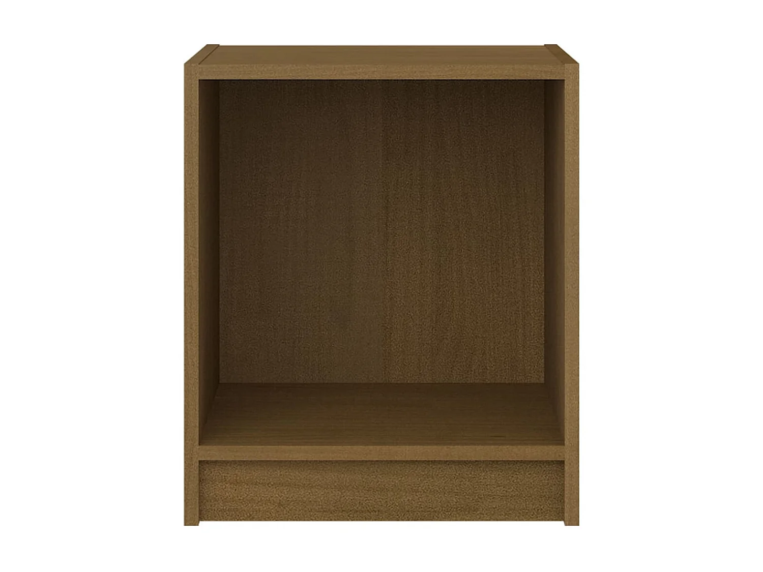 Table de chevet Marron miel 35,5x33,5x41,5 Bois de pin massif