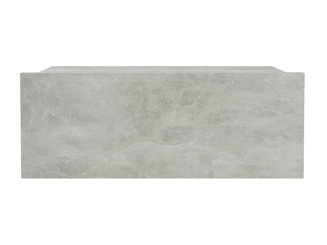 Tables de chevet flottantes 2 pcs Gris béton 40x30x15