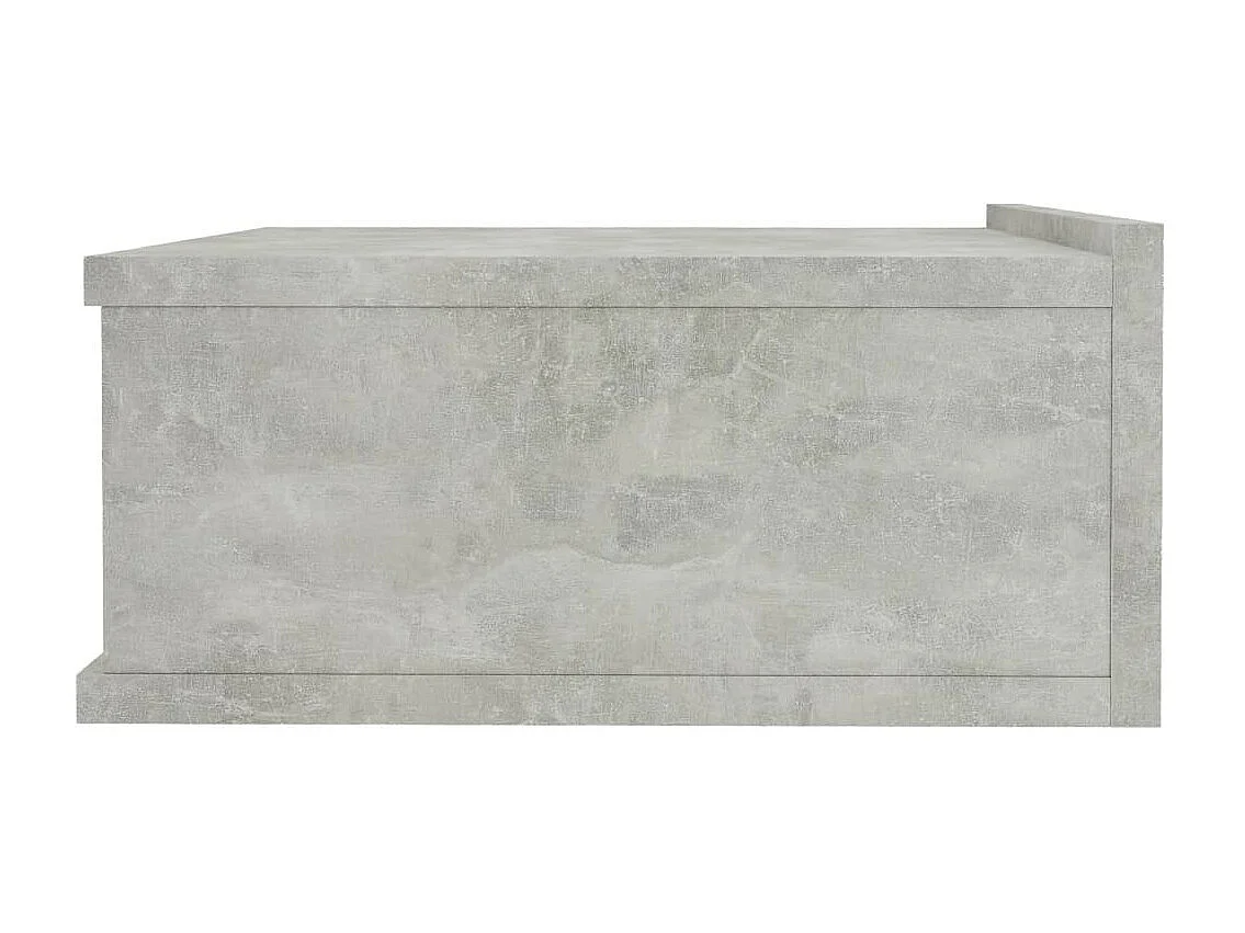 Tables de chevet flottantes 2 pcs Gris béton 40x30x15