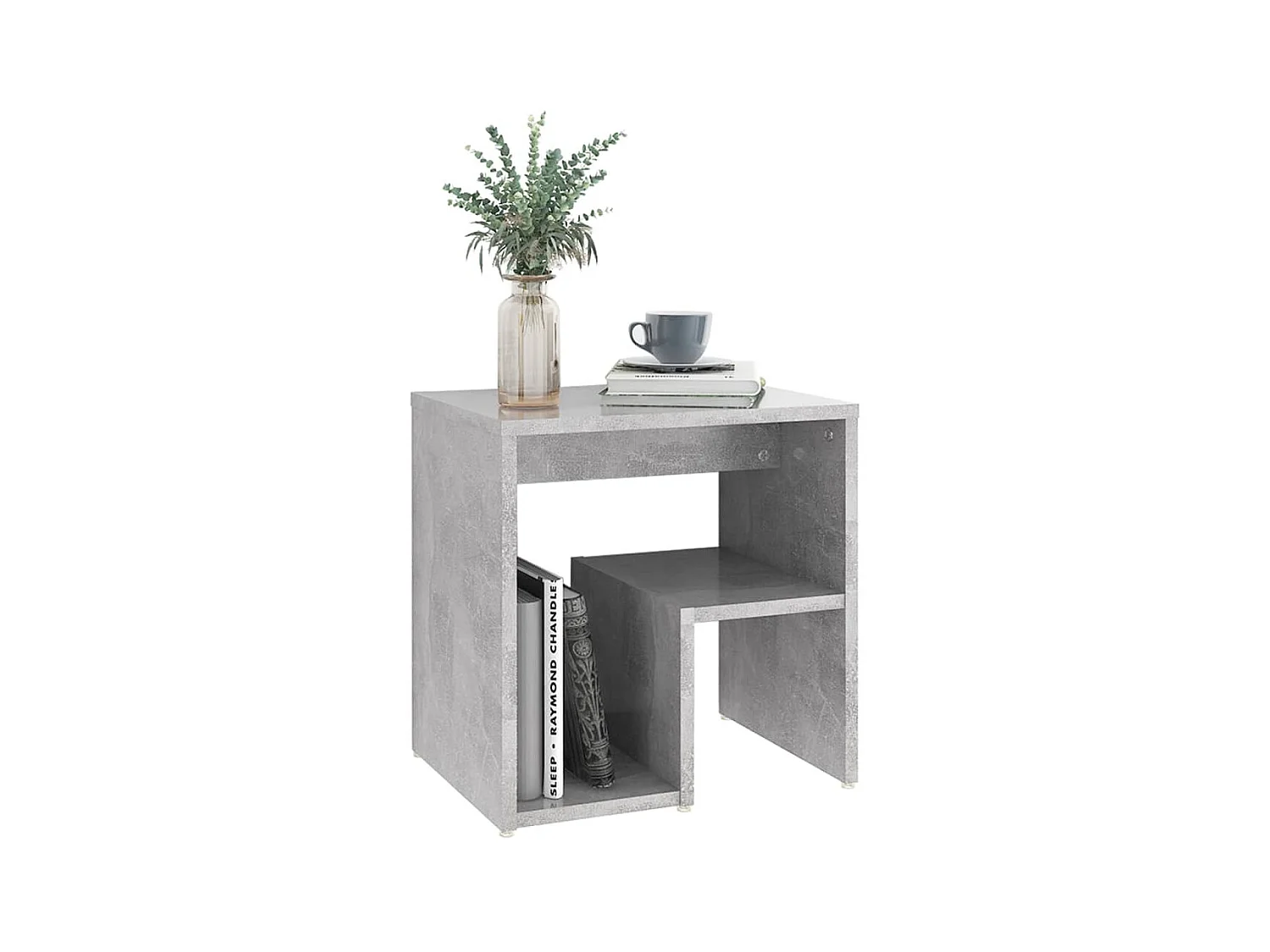 Table de chevet Gris béton 40x30x40