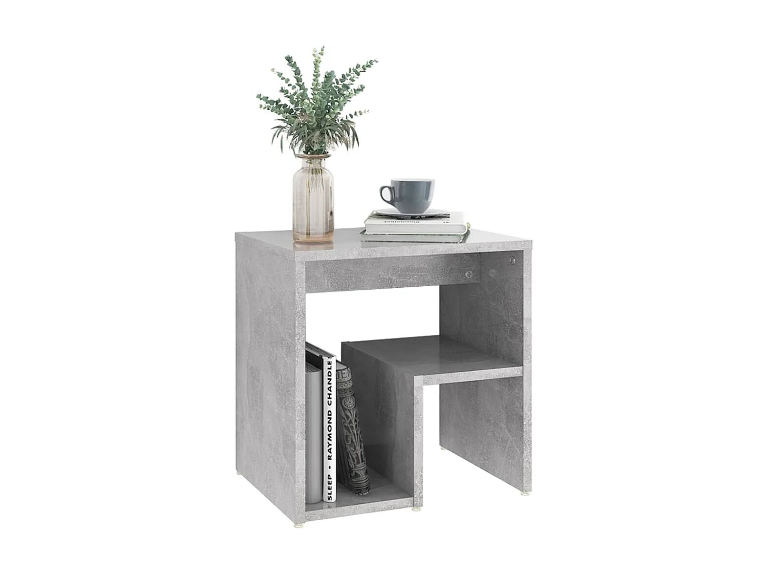 Table de chevet Gris béton 40x30x40