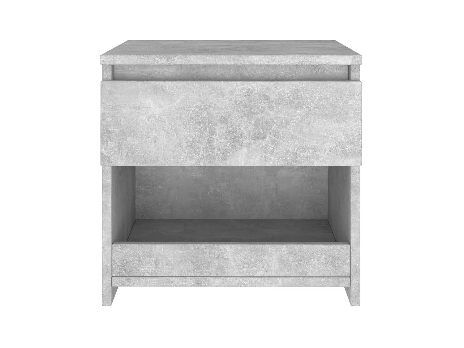 Tables de chevet 2 pcs Gris béton 40x30x39