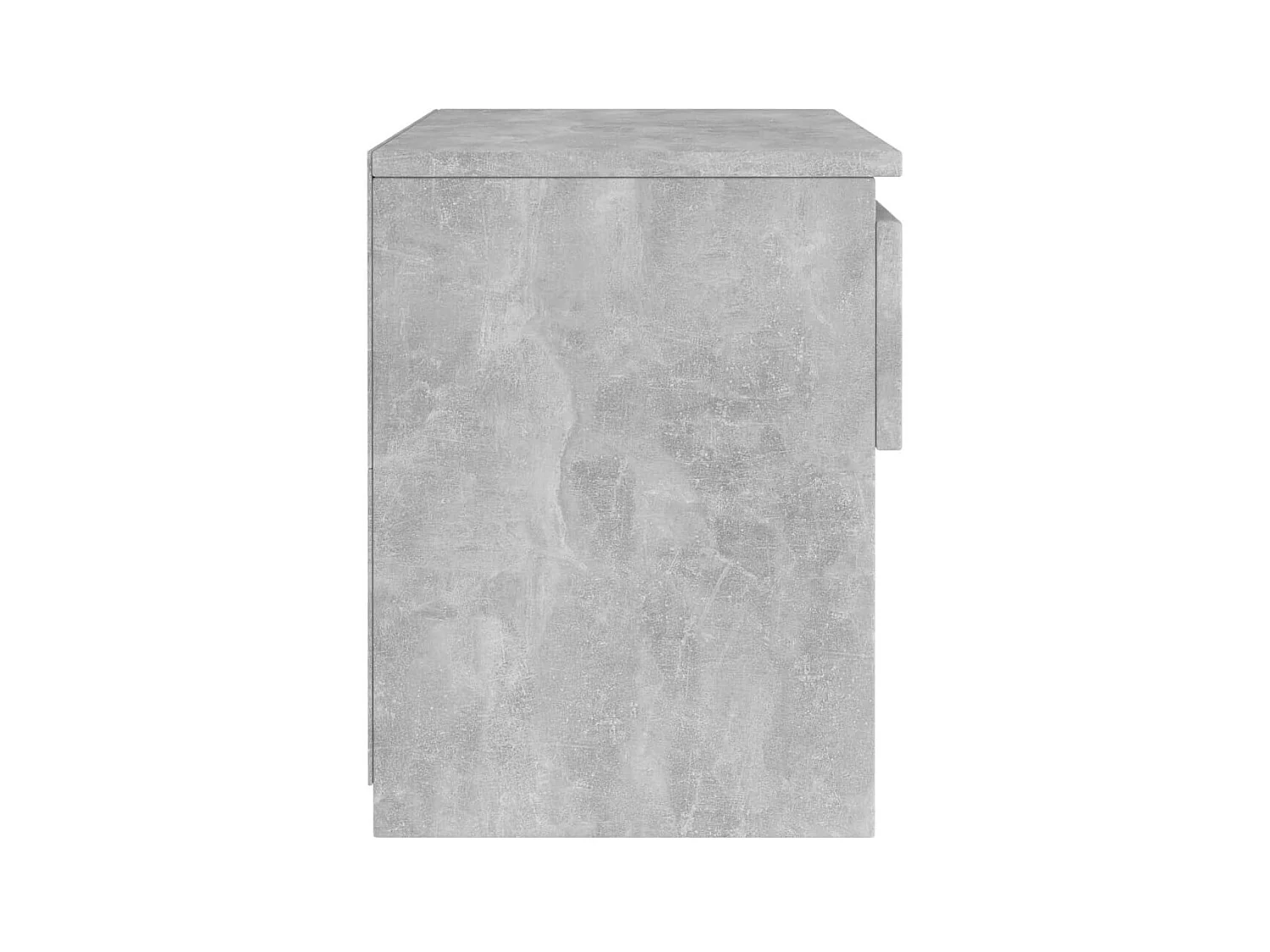 Tables de chevet 2 pcs Gris béton 40x30x39