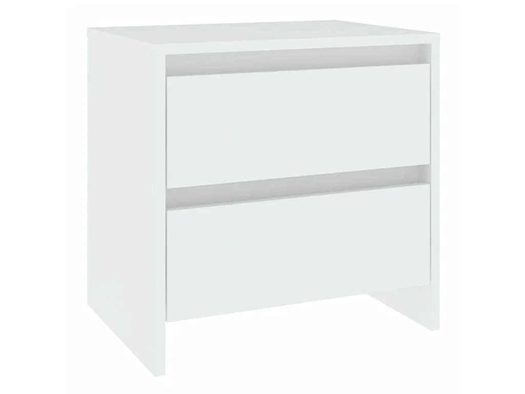 Tables de chevet 2 pcs Blanc 45x34,5x44,5