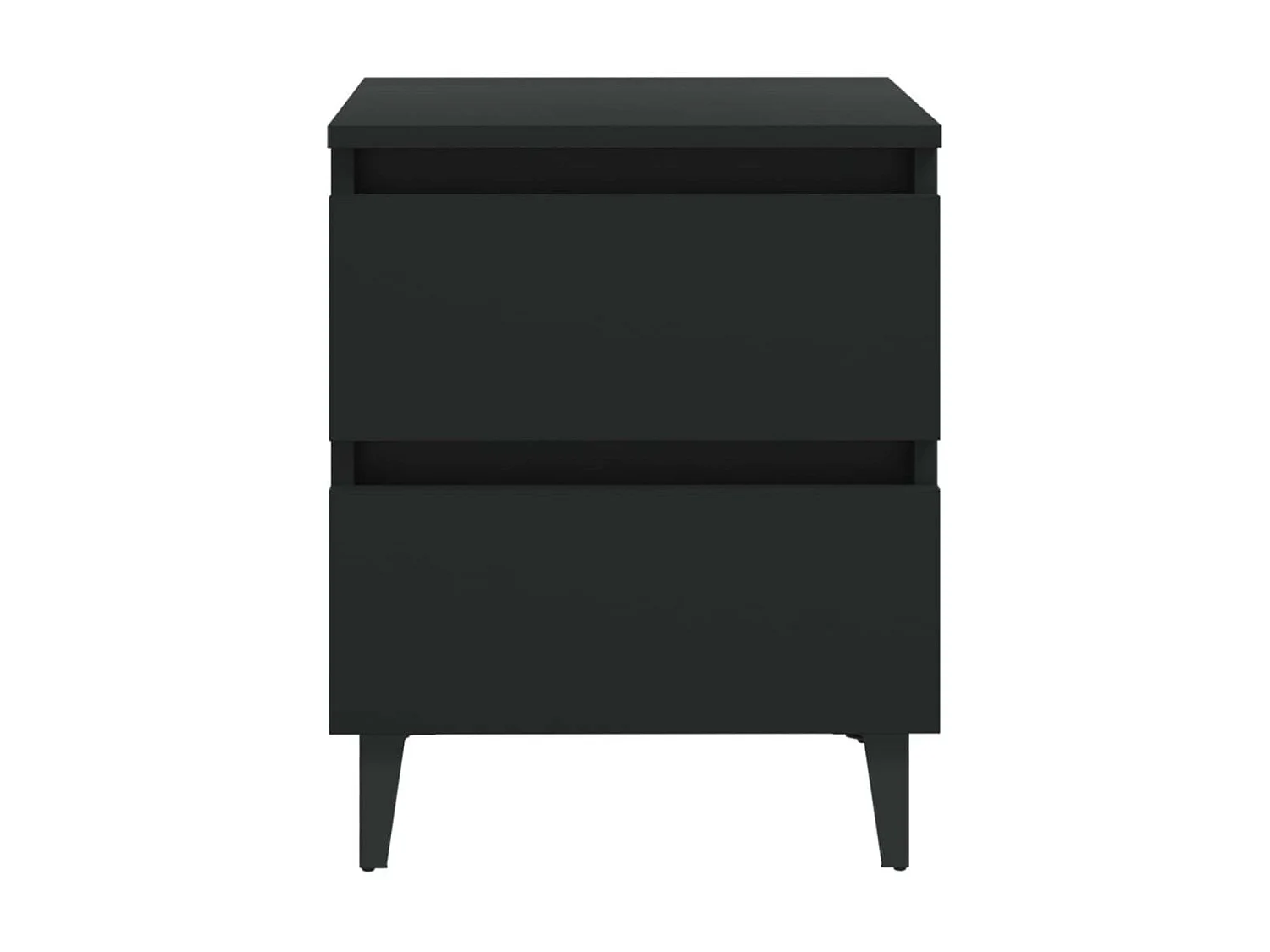 Table de chevet Noir 40x35x50