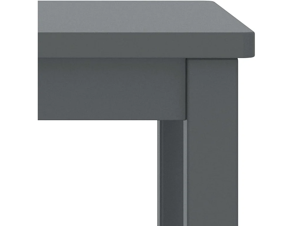 Table de chevet Gris foncé 35x30x47 Bois de pin massif