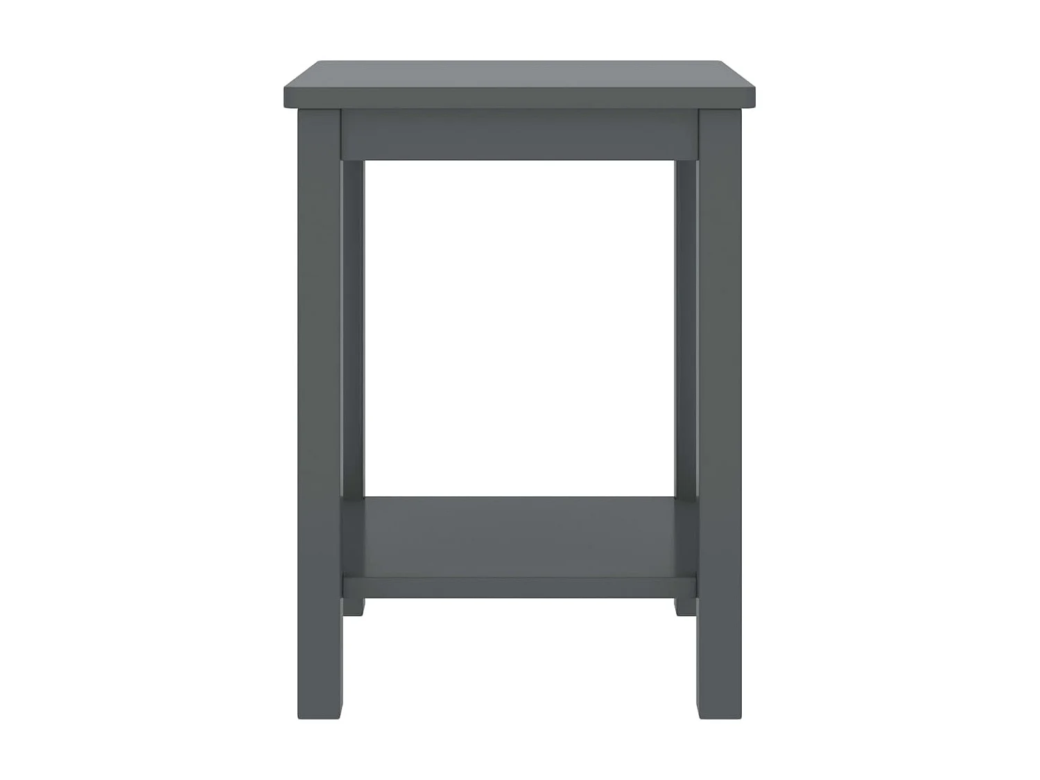 Table de chevet Gris foncé 35x30x47 Bois de pin massif