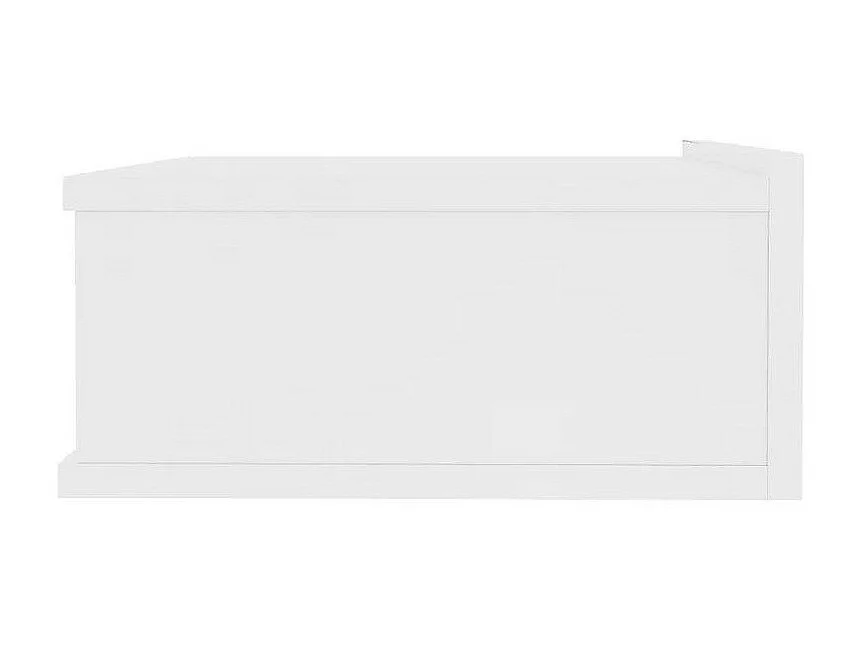 Table de chevet suspendue 1 tiroir bois blanc Komen