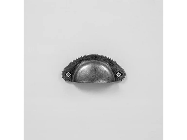 Chevet 1 tiroir pin massif clair et blanc Berti - Lot de 2