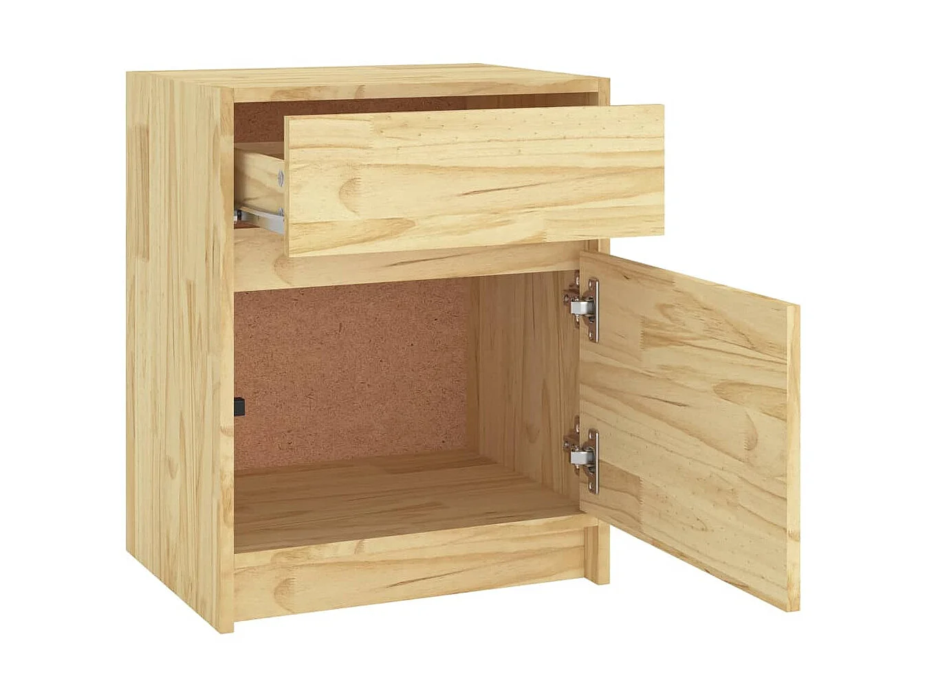 Tables de chevet 2 pcs 40x31x50 Bois de pin massif