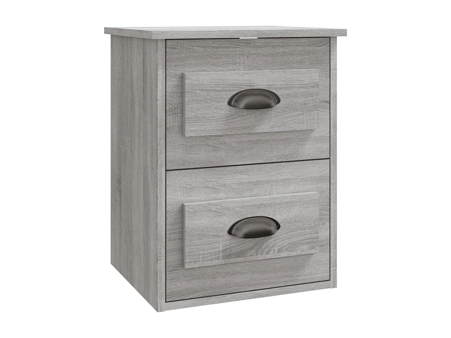 Tables de chevet murales 2 pcs sonoma gris 41,5x36x53
