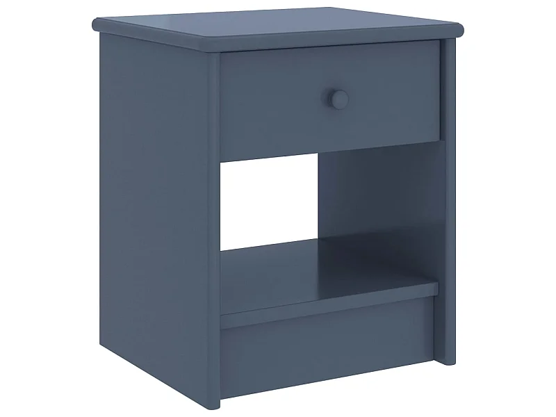 Table de chevet Gris clair 35x30x40 Bois de pin massif 2