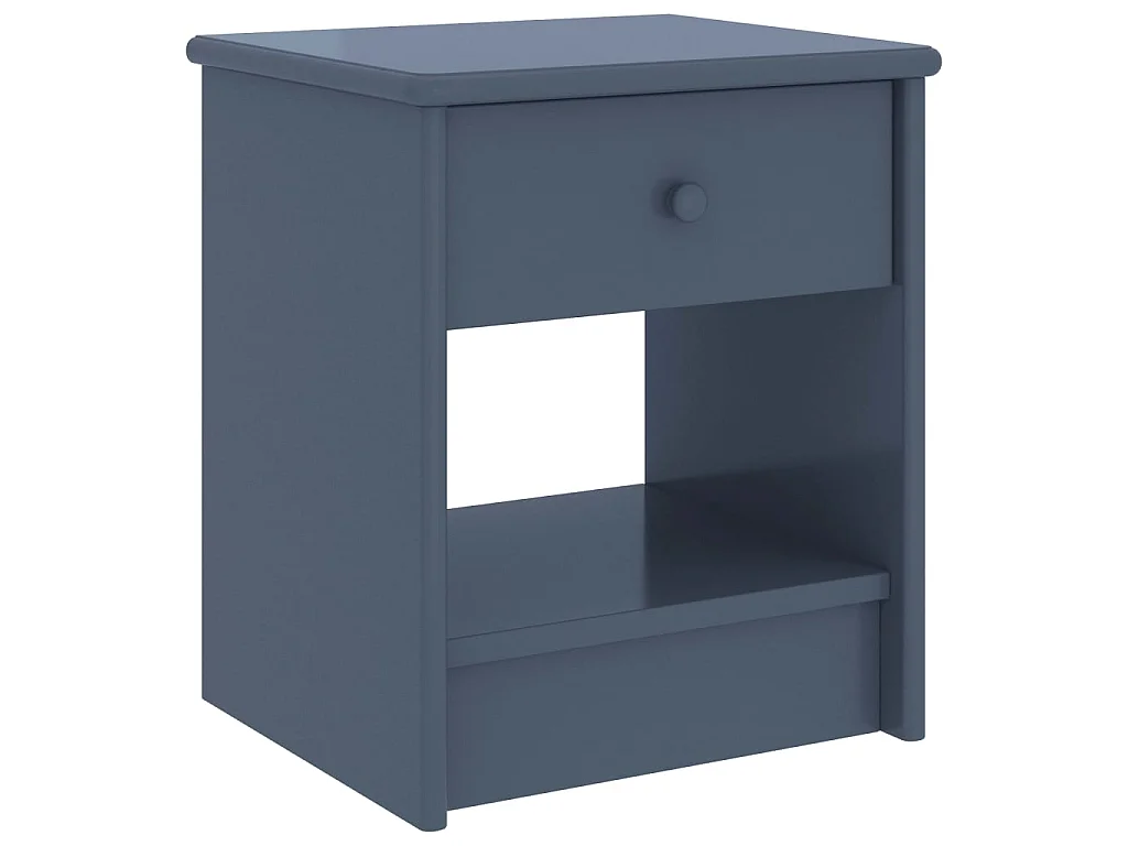 Table de chevet Gris clair 35x30x40 Bois de pin massif 2