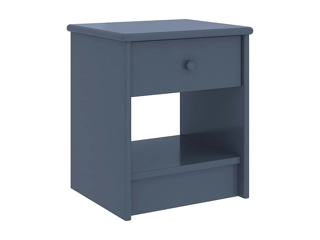 Table de chevet Gris clair 35x30x40 Bois de pin massif 2
