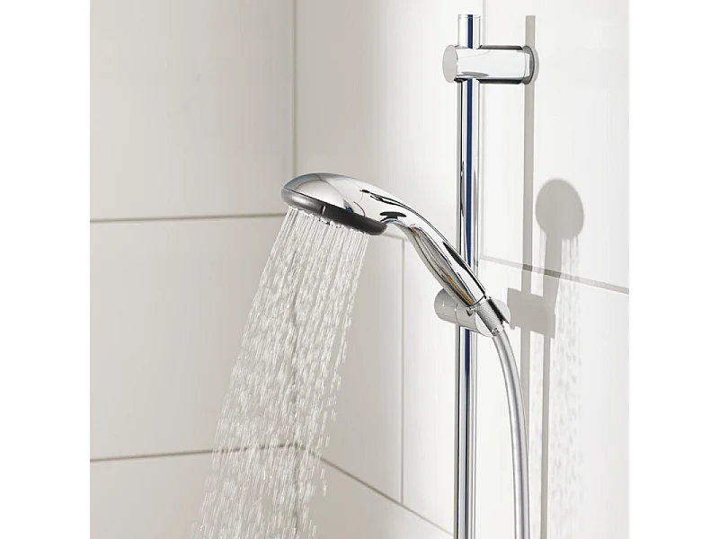 GROHE Quickfix Vitalio Start 100 Rociador de ducha de 3 chorros con barra y flexo