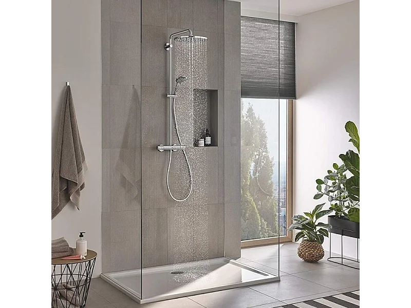 Colonna doccia termostatica GROHE Vitalio Joy Shower System 310 - Cromo brillante e resistente