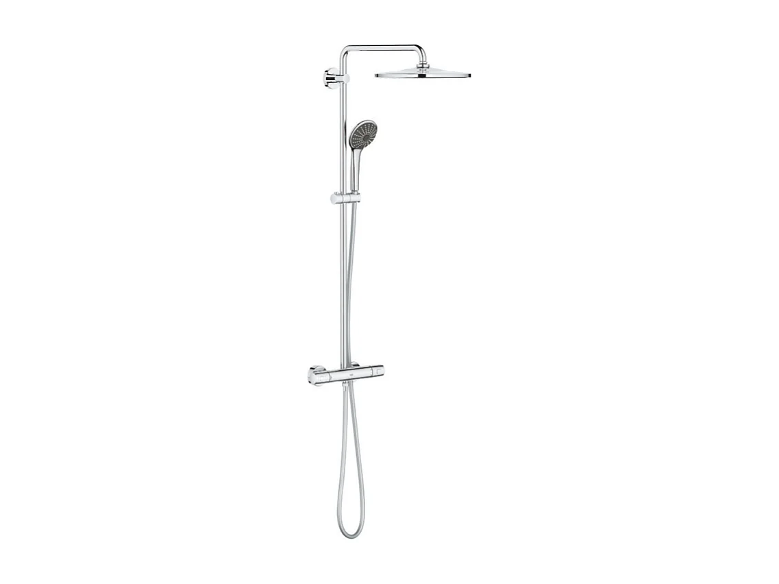Sistema de duche termostático GROHE Vitalio Joy Shower System 310 - Cromado brilhante e durável