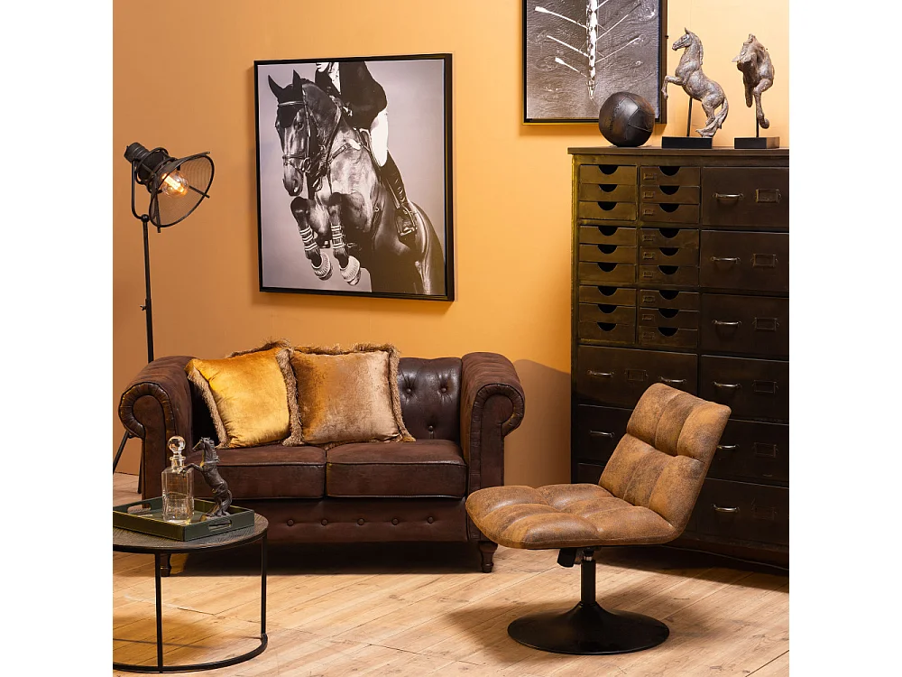 Fauteuil en tissu Marcus