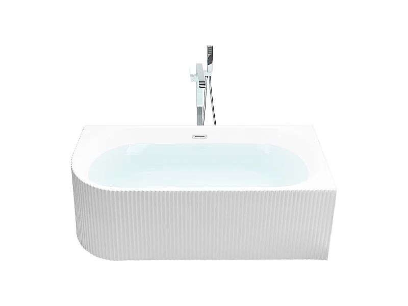 Baignoire d'angle GOCTA Côté droite 169 x 80 cm Blanc