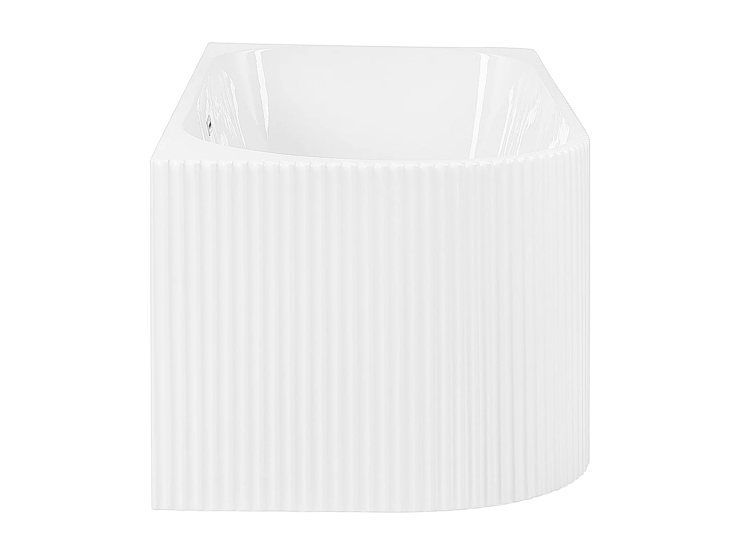 Eckbadewanne GOCTA linksseitig Weiss