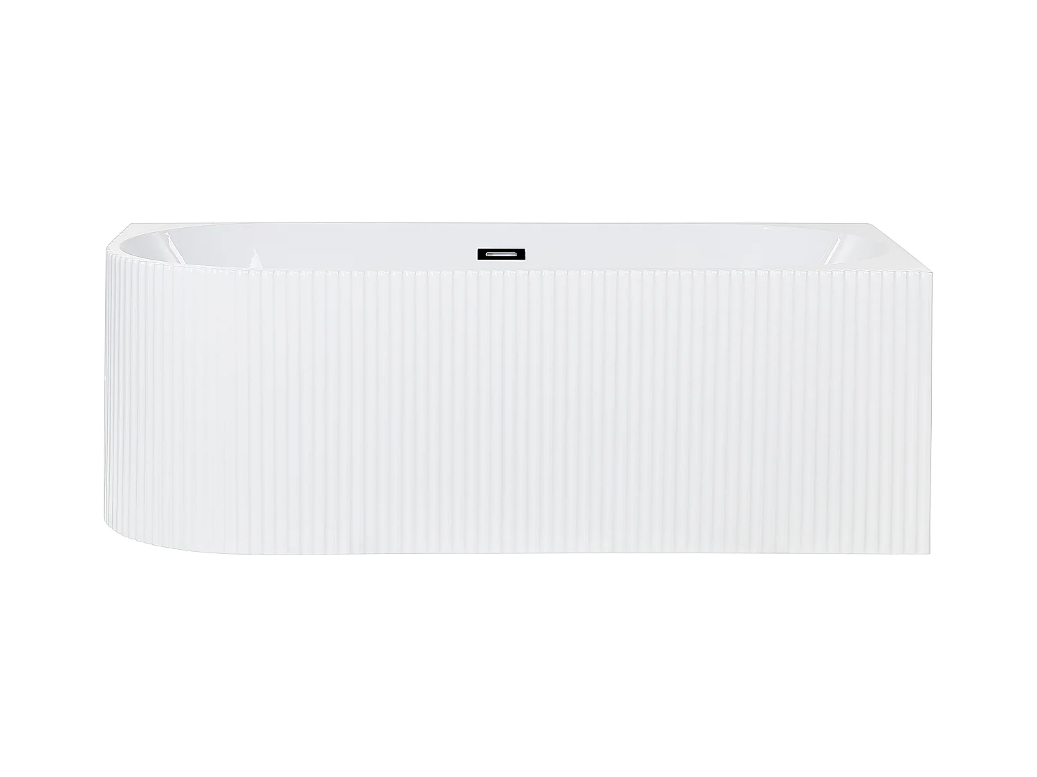 Baignoire d'angle GOCTA Côté droite 169 x 80 cm Blanc