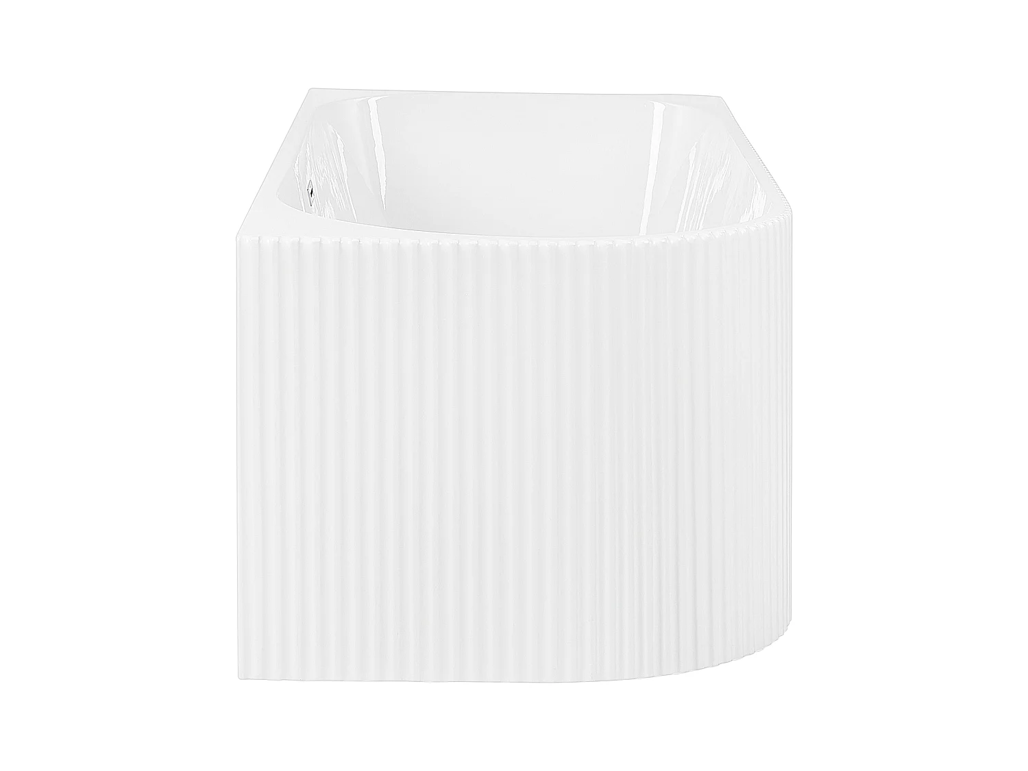 Baignoire d'angle GOCTA Côté droite 169 x 80 cm Blanc