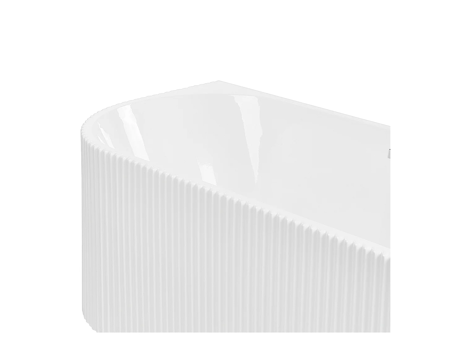 Baignoire d'angle GOCTA Côté droite 169 x 80 cm Blanc