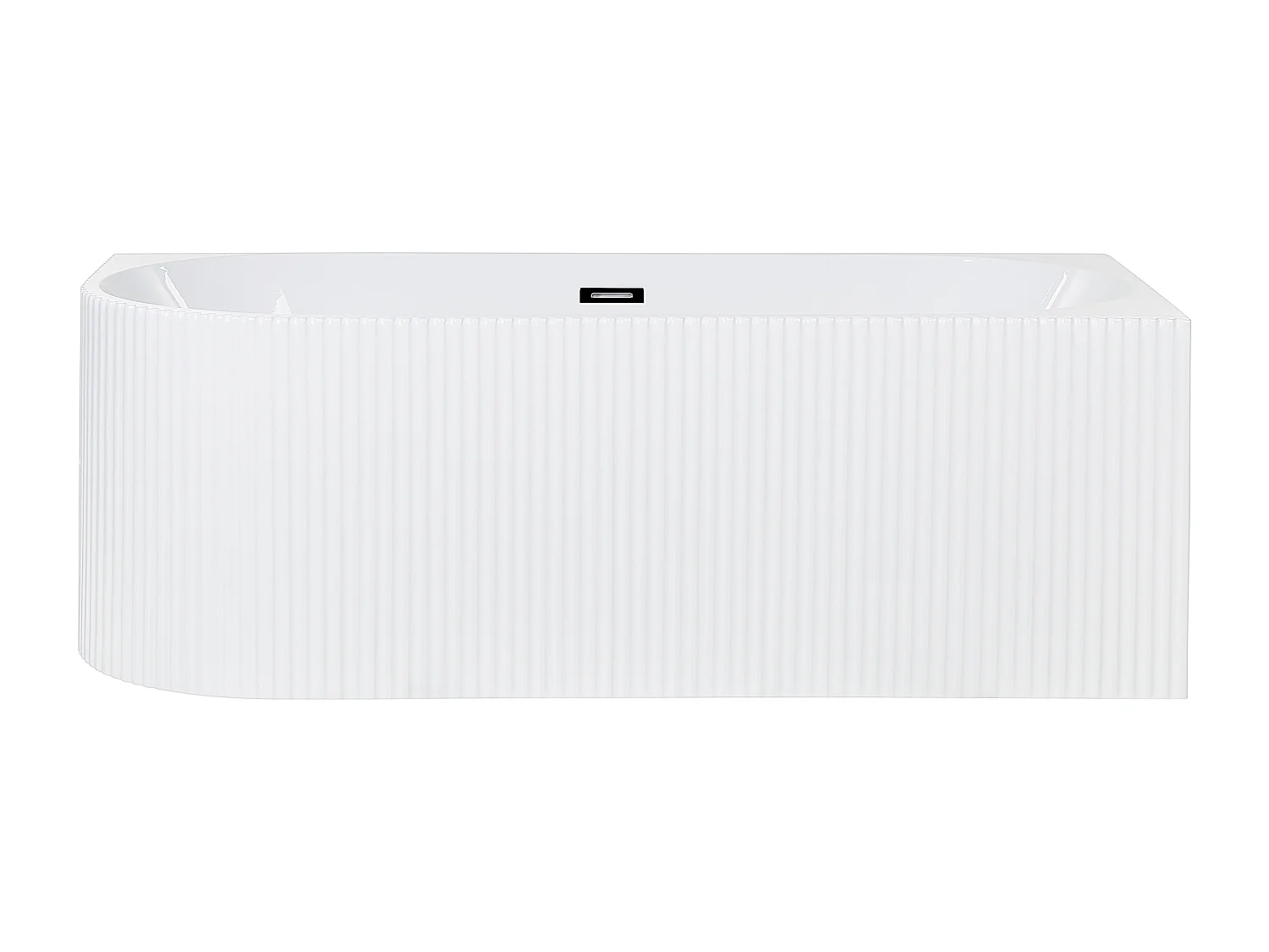 Baignoire d'angle GOCTA Côté droite 169 x 80 cm Blanc