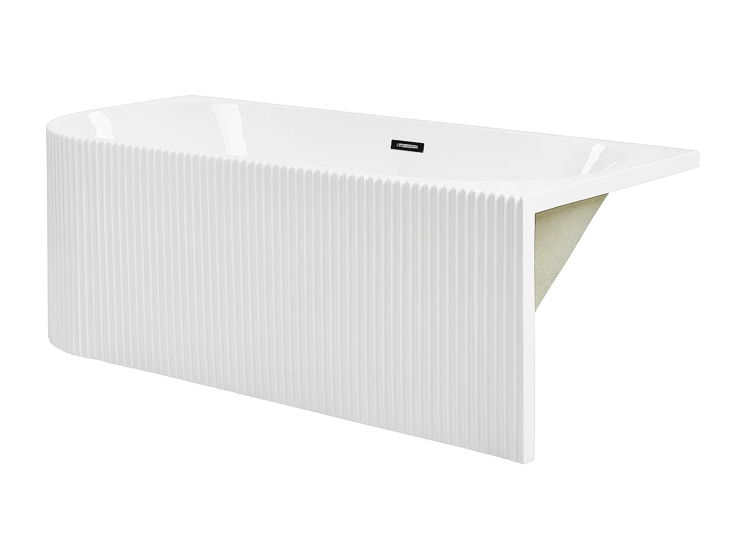 Baignoire d'angle GOCTA Côté droite 169 x 80 cm Blanc