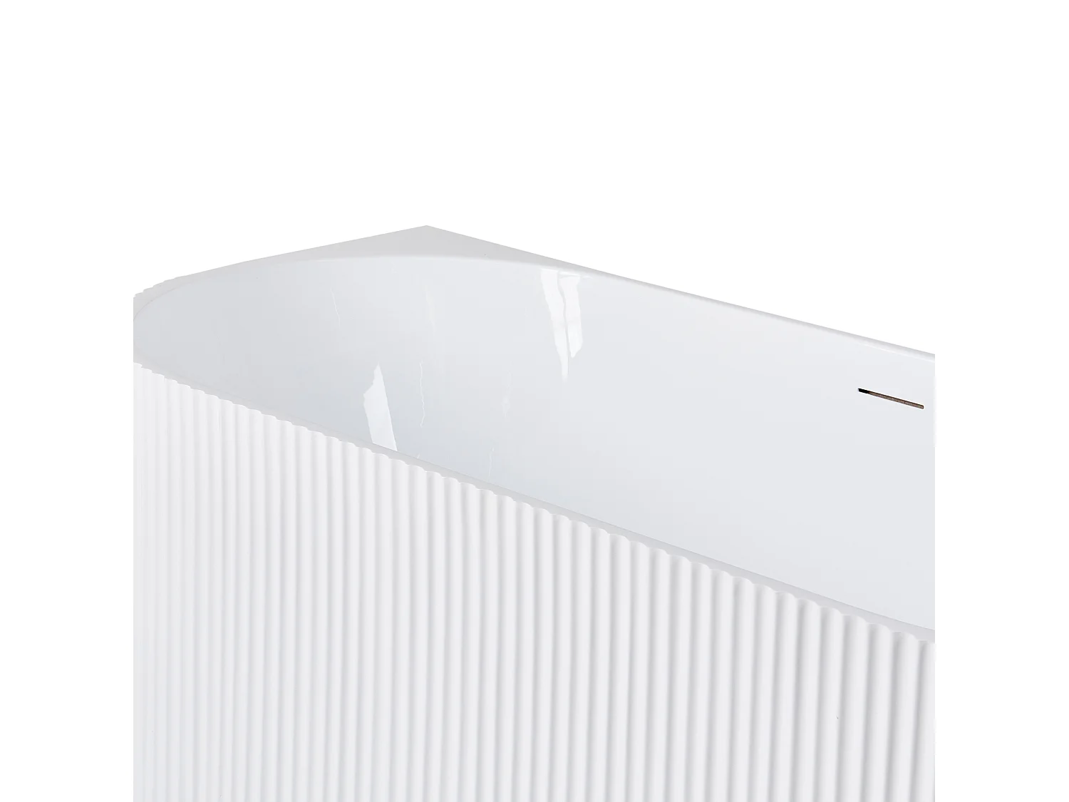 Vasca da bagno angolare GOCTA Lato Sinistro Bianco