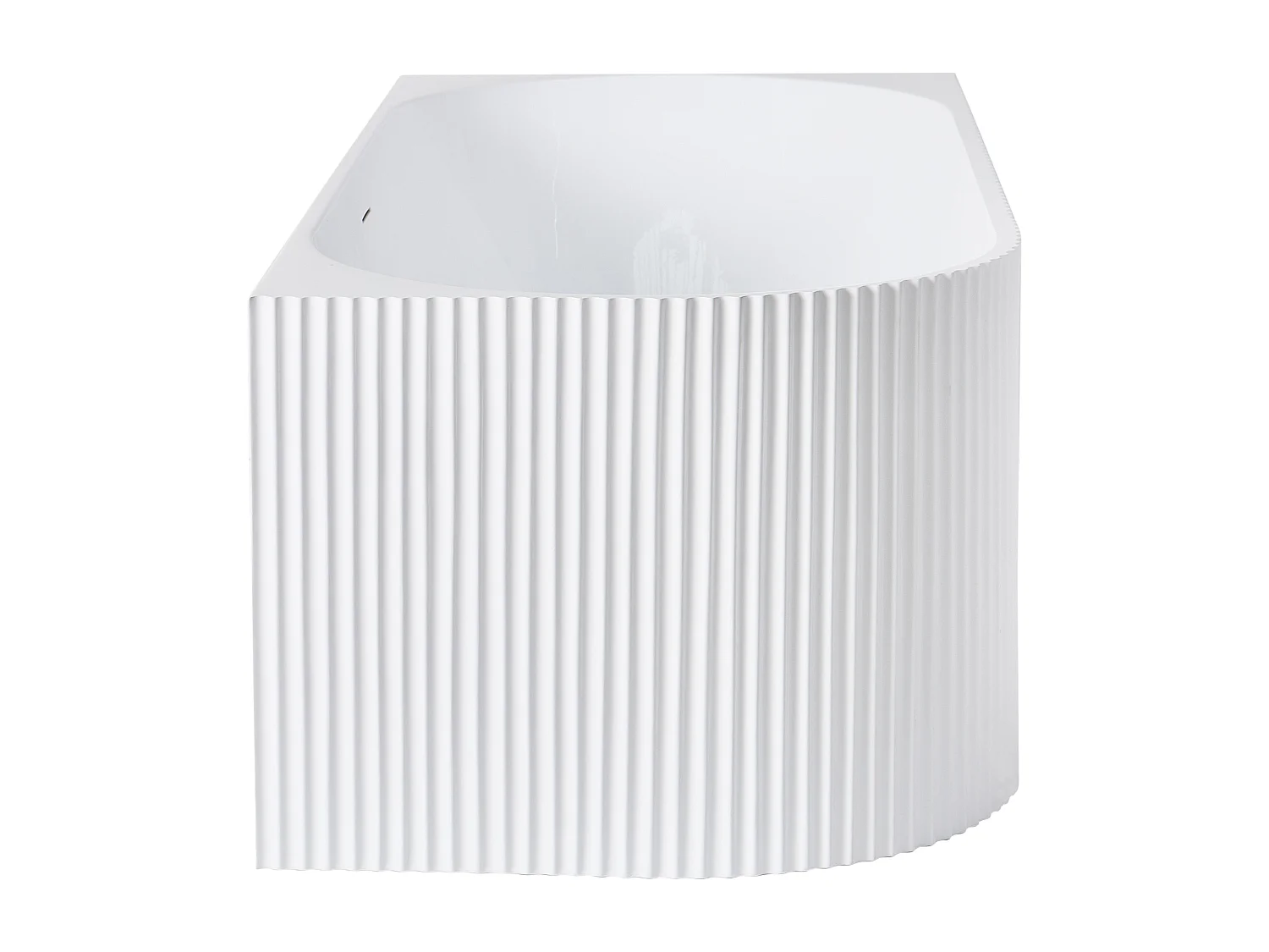 Vasca da bagno angolare GOCTA Lato Sinistro Bianco