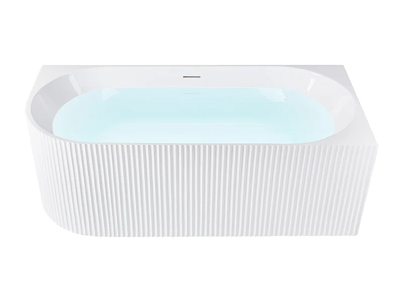 Eckbadewanne GOCTA linksseitig Weiss