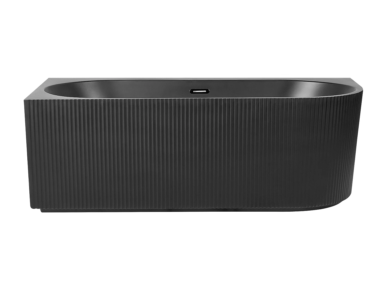 Banheira de canto GOCTA à direita 1700 x 800 mm Preto