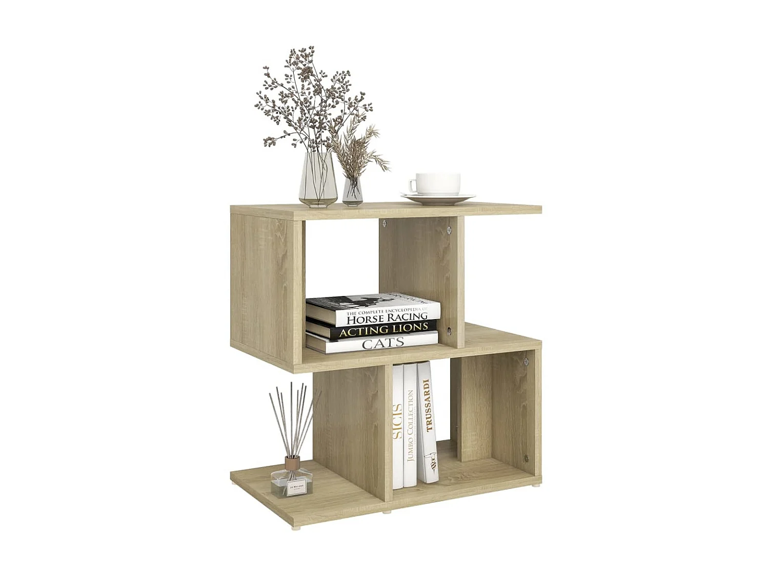 Nachttisch Nachtschrank Sonoma-Eiche 50x30x51,5 cm Holzwerkstoff -RN23321