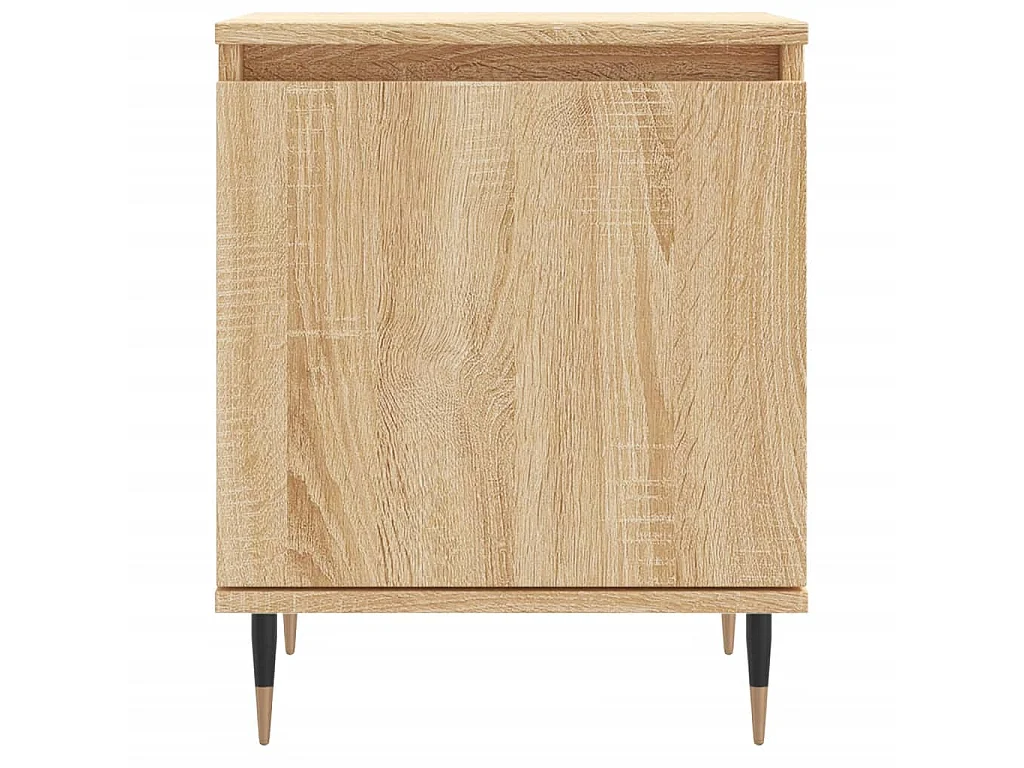 2er-Set Nachttische Nachtschrank Sonoma-Eiche 40x30x50 cm Holzwerkstoff -RN69999