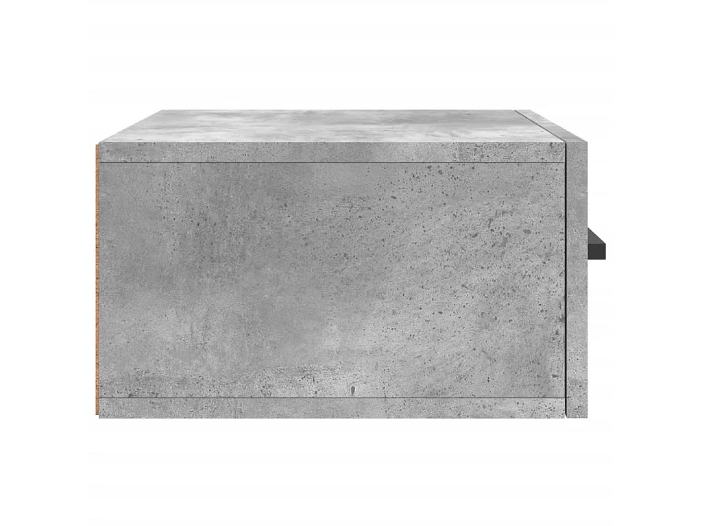 Wand-Nachttisch Betongrau Nachtschrank 35x35x20 cm -RN39220