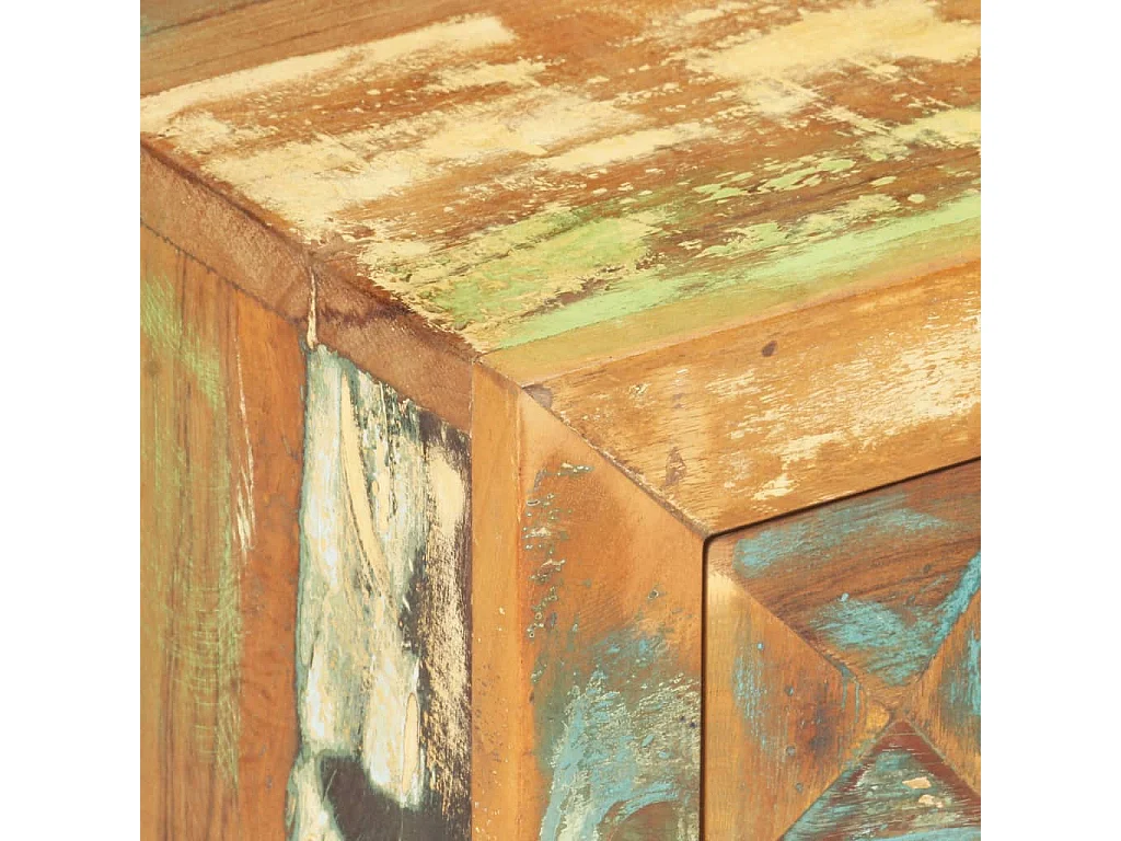 Nachttisch Nachtschrank 40x30x50 cm Recyceltes Massivholz -RN59826