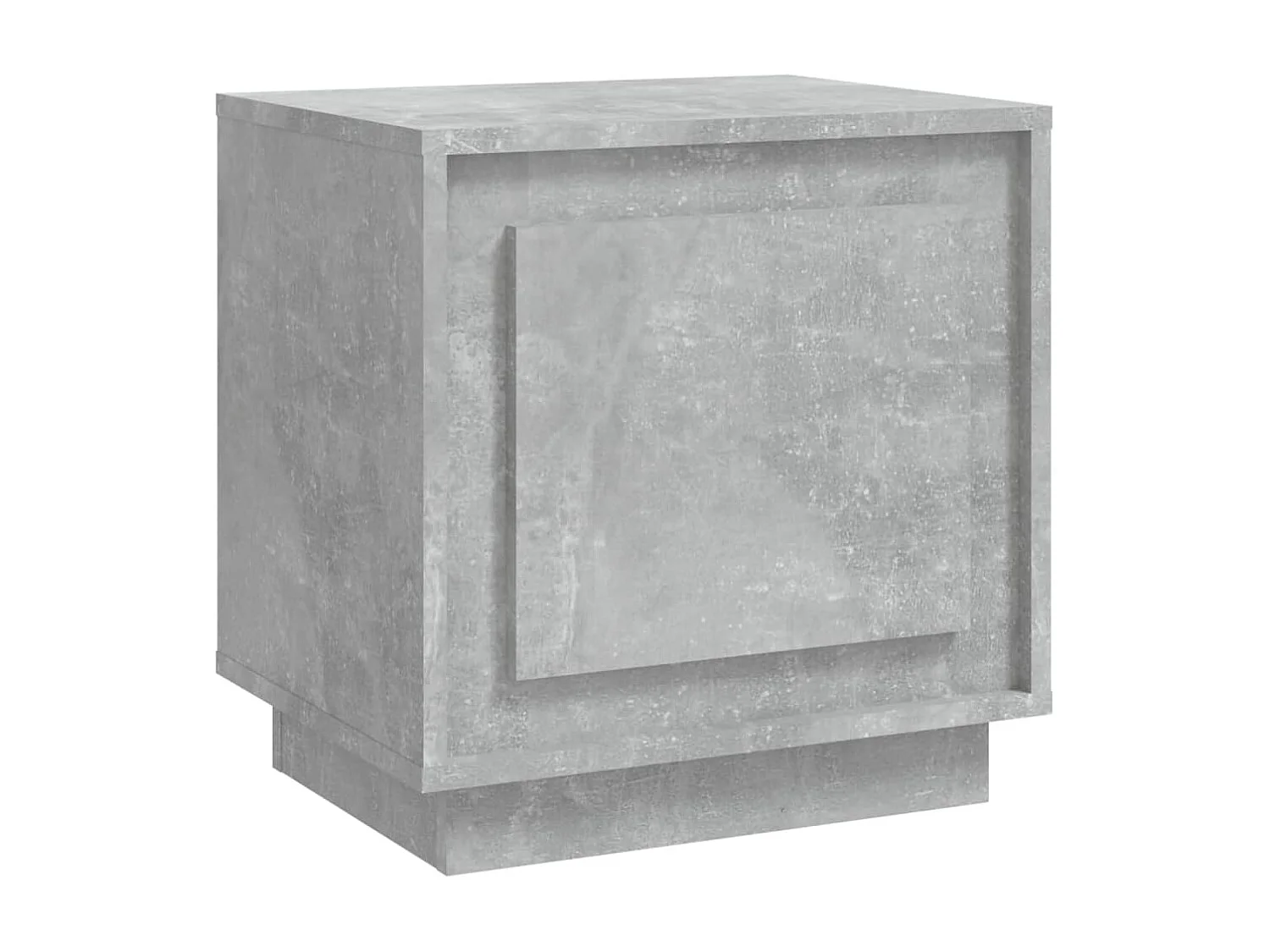 Nachttisch Betongrau Nachtschrank 44x35x45 cm Holzwerkstoff -RN75029