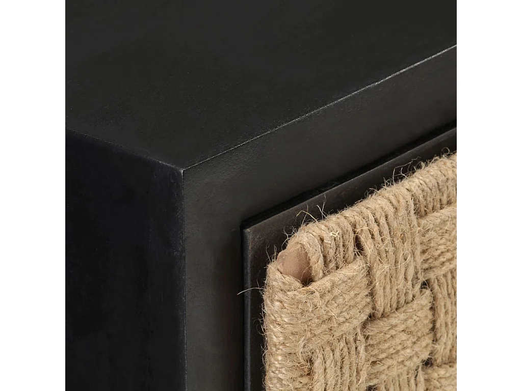 Nachttisch Nachtschrank 40x30x50 cm Massivholz Mango -RN67307