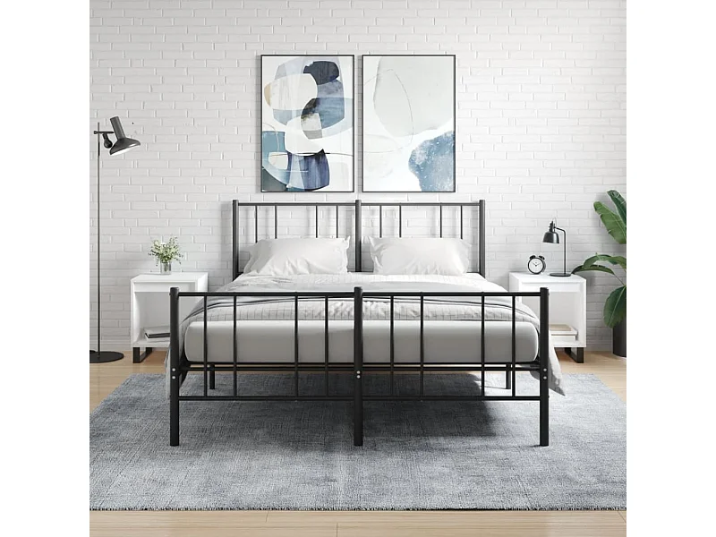 2er-Set Nachttische Nachtschrank Weiß 40x35x50 cm Holzwerkstoff -RN57588