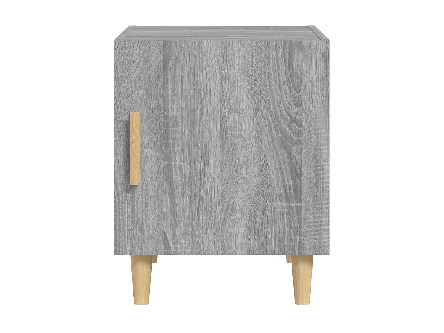 2er-Set Nachttische Nachtschrank Grau Sonoma Holzwerkstoff -RN93932