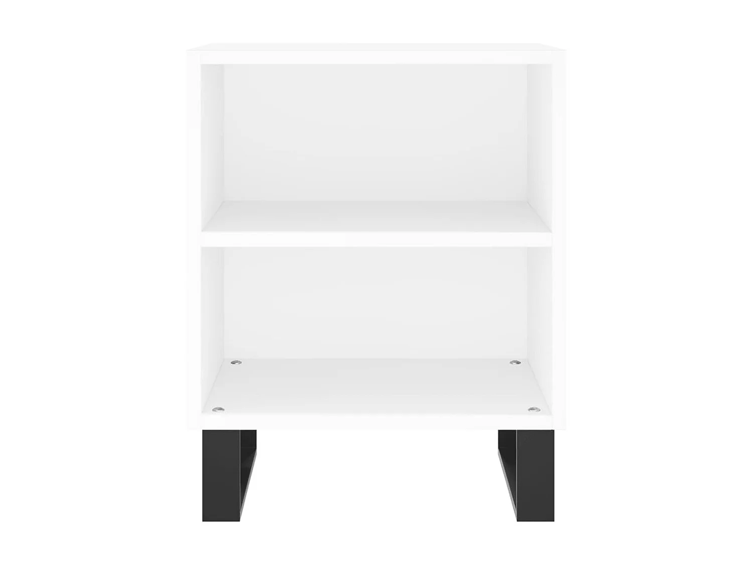 2er-Set Nachttische Nachtschrank Weiß 40x30x50 cm Holzwerkstoff -RN93935