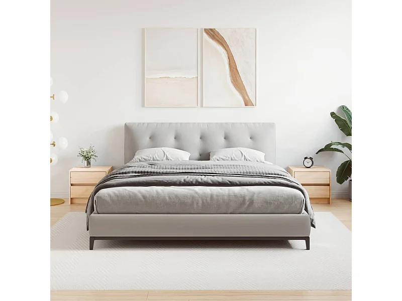 2er-Set Nachttische Nachtschrank 40x31x35,5 cm Massivholz Kiefer -RN39598