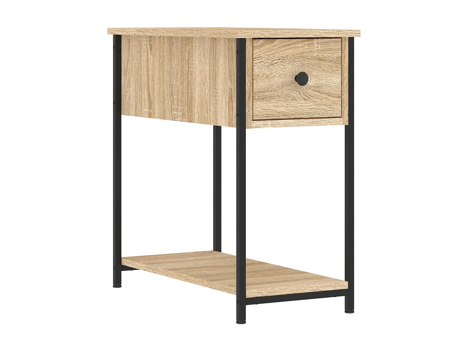 2er-Set Nachttische Nachtschrank Sonoma-Eiche 30x60x60 cm Holzwerkstoff -RN42582